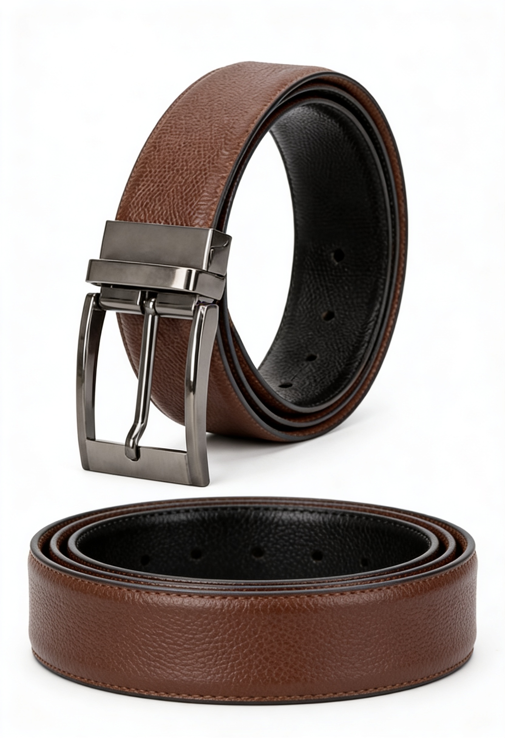 Men’s Reversible Belts – Design Pentaflore - Image 2