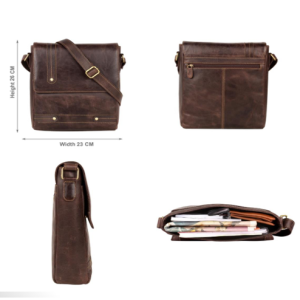Leather Bag – Design Sling Bag 1915 (Brown)