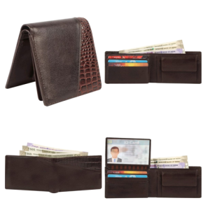 Men’s Leather Wallet – Design BRN-S5 (RFID)