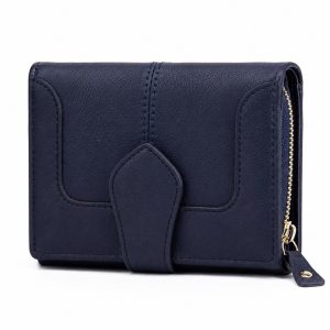 Leather Ladies Wallets – Design W1-Blue