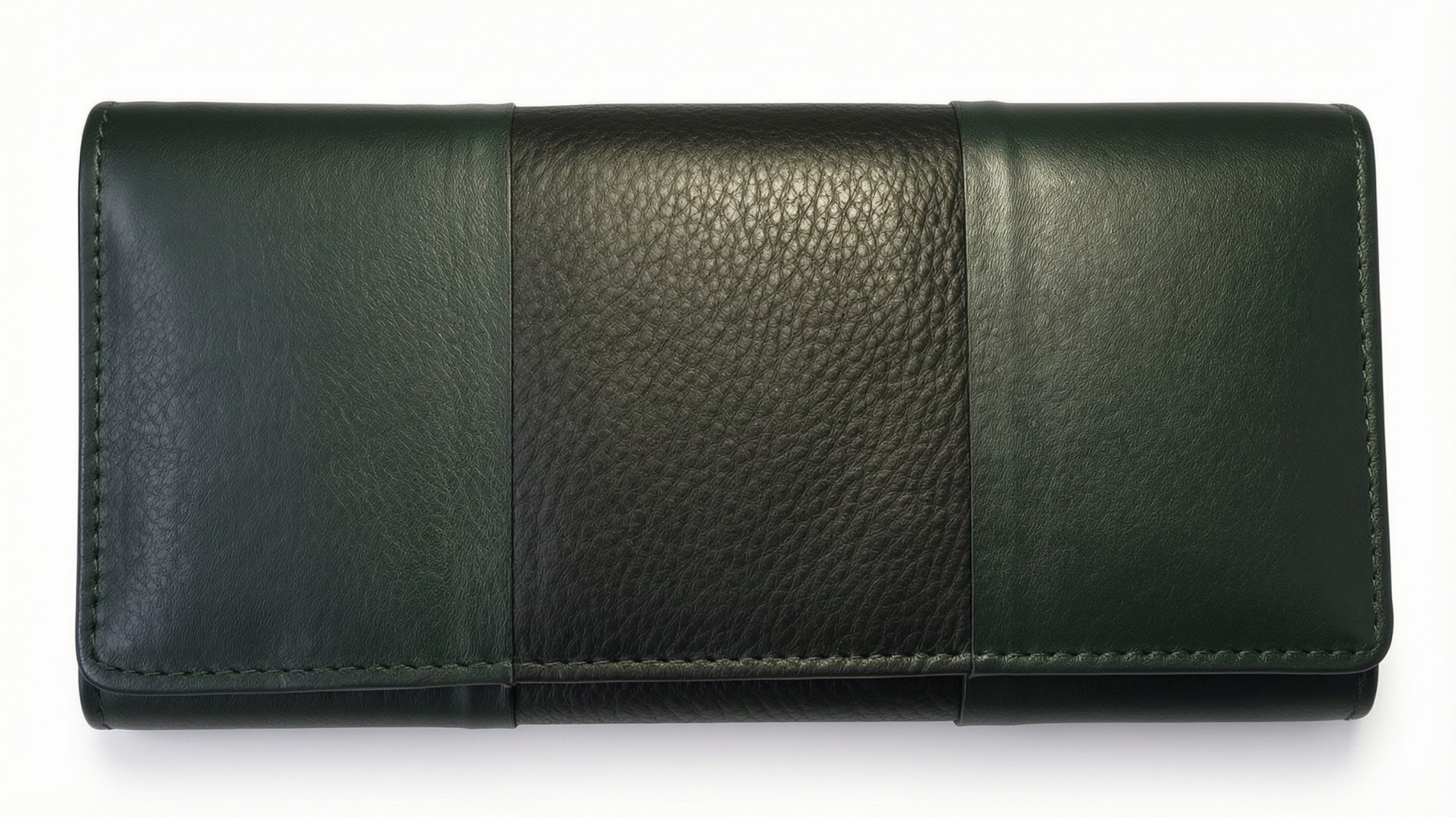Leather Ladies Wallets – Design W2-Green
