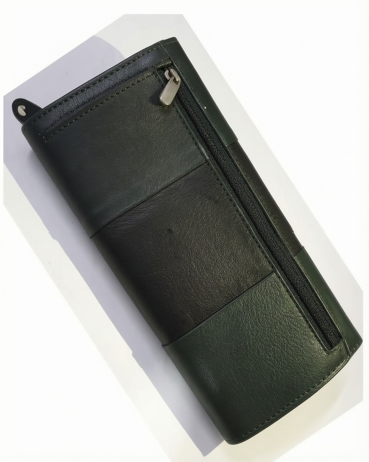 Leather Ladies Wallets – Design W2-Green - Image 3