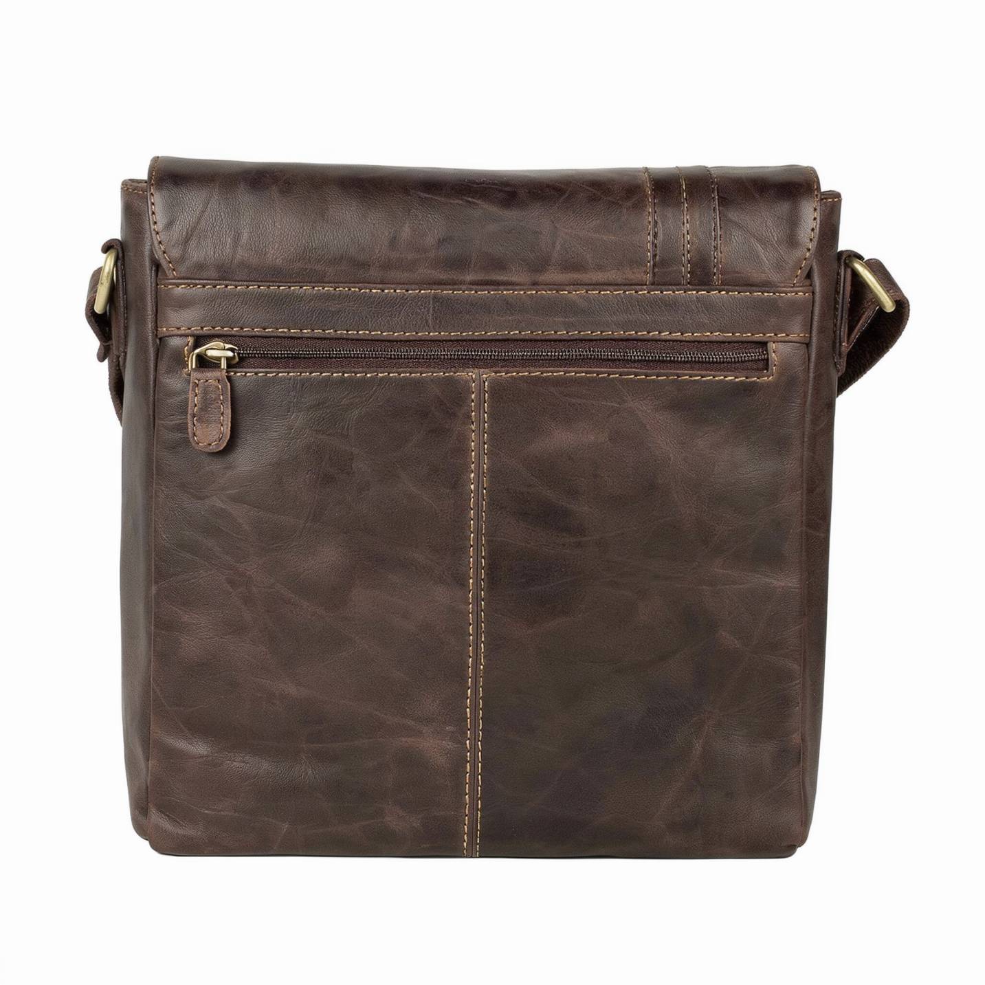Leather Bag – Design Sling Bag 1915 (Brown) - Image 2