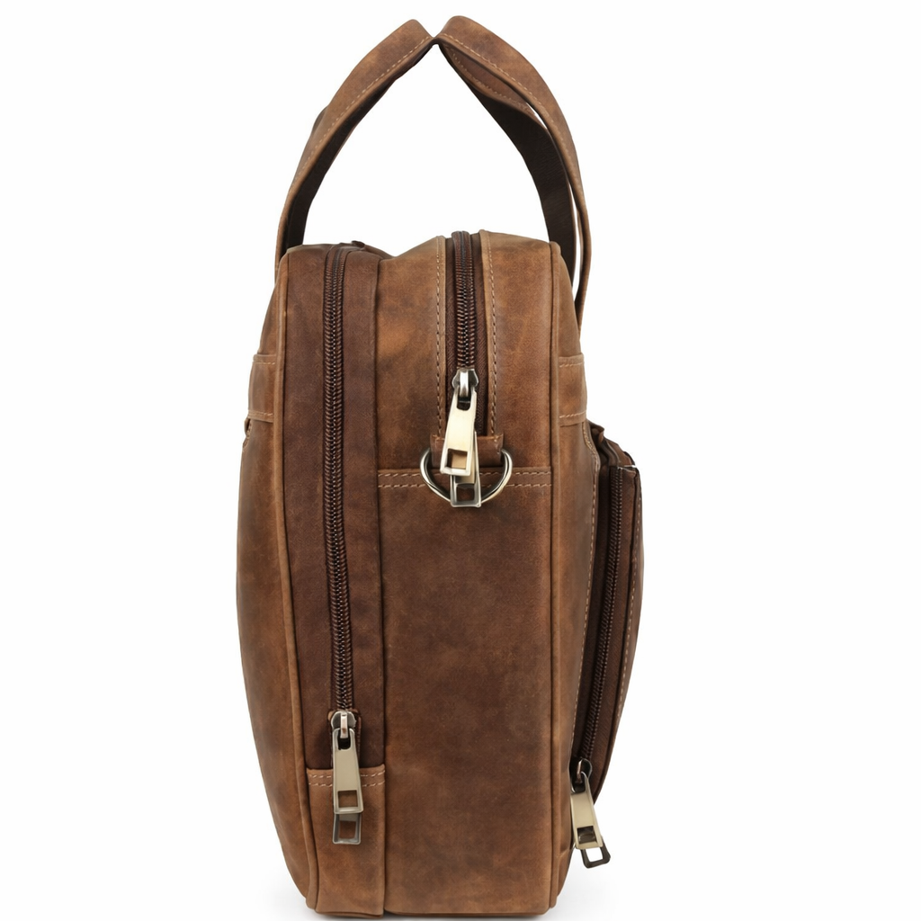 Leather Laptop Bag – Design HL-101 - Image 3