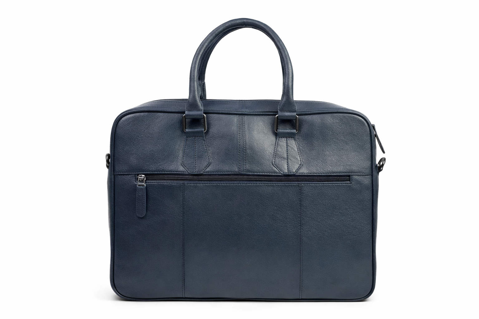 Leather Laptop Bag – Design CL-101 (Blue) - Image 3