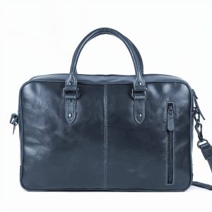 Leather Laptop Bag – Design CL-104 (Blue)