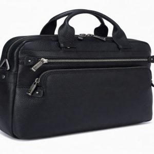 Leather Laptop Bag – Design NL-105 (Blue)
