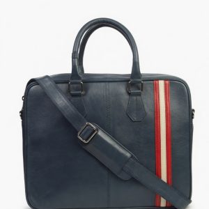 Leather Laptop Bag – Design CL-101 (Blue)