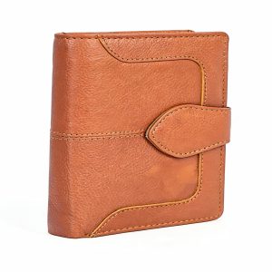Leather Ladies Wallets – Design W1-Tan