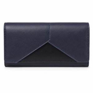 Leather Ladies Wallets – Design W8-Blue