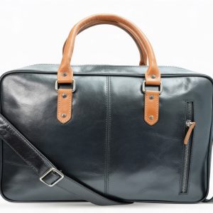 Leather Laptop Bag – Design CL-108 (Black)