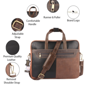 Leather Laptop Bag – Design SI-101
